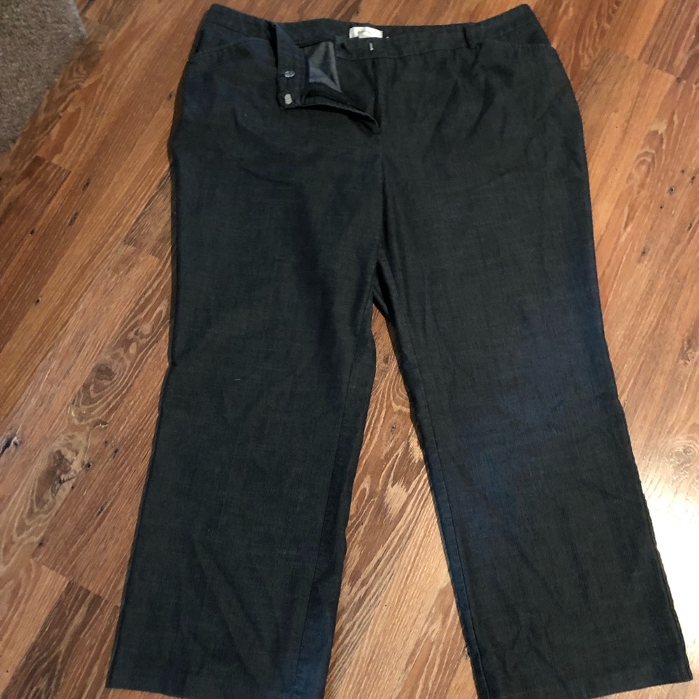 Dark blue denim trousers